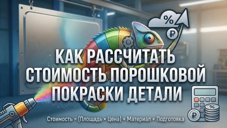 как рассчитать стоимость порошковой покраски детали